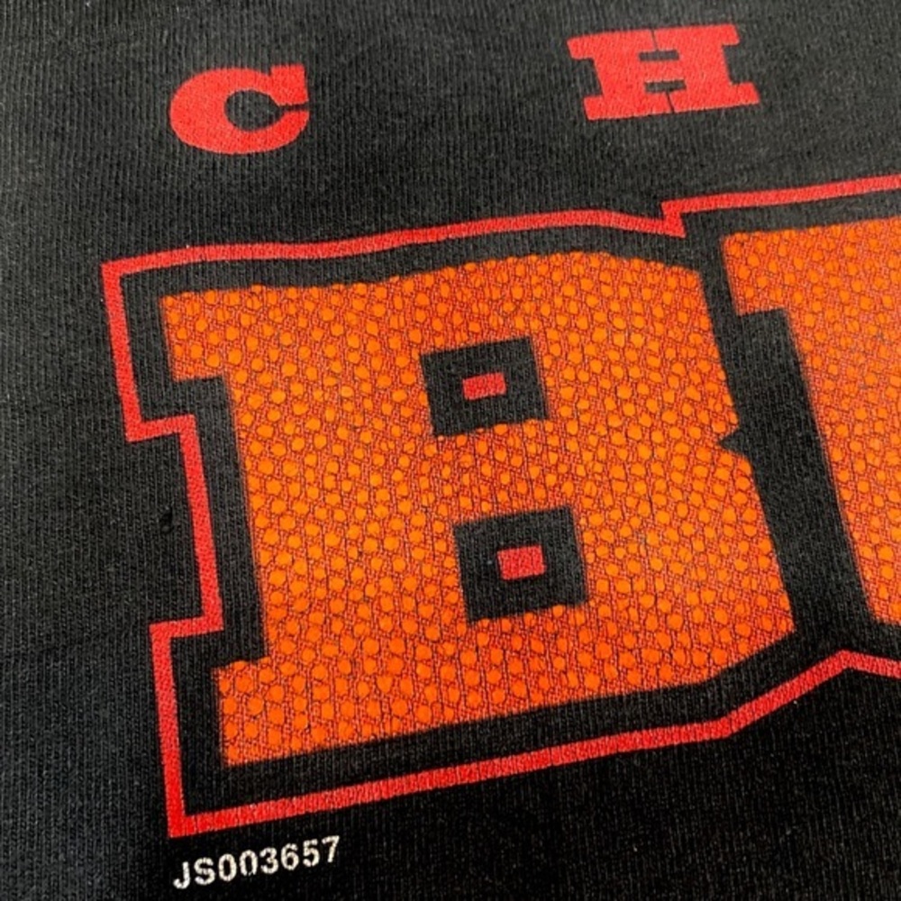 Vintage Chicago Bulls T Shirt Black Oversized Tee - Picture 4 of 5